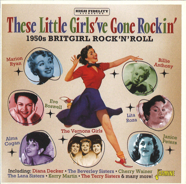 These Little Girls've Gone Rockin : 1950s Britgirl - Front Cover