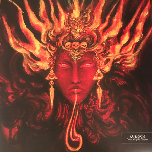 Stolen Angelic Tongues - Vinyle Magenta Splatter Noir Et Jaune - Front Cover