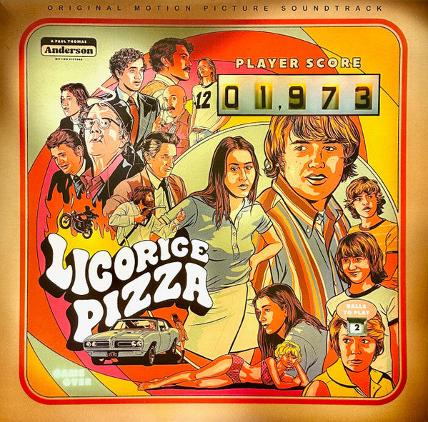 Licorice Pizza Original Soundtrack Vinyle Rouge - Front Cover