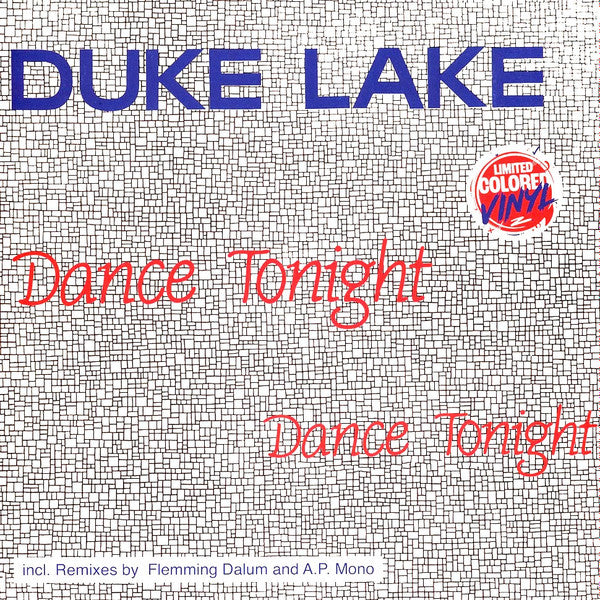 Dance Tonight - Front Cover