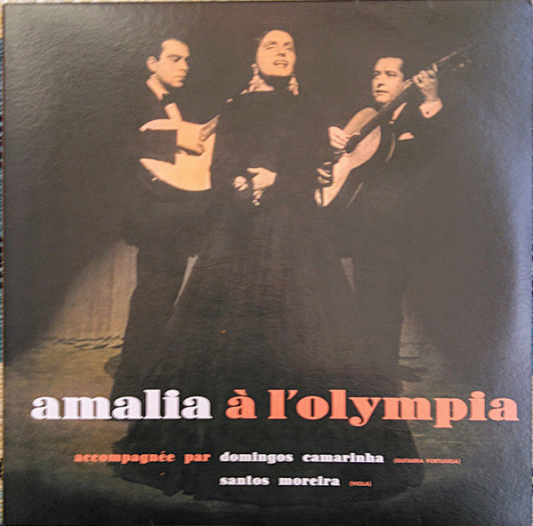 Amália à l'Olympia Édition Limitée Vinyle Orange - Front Cover