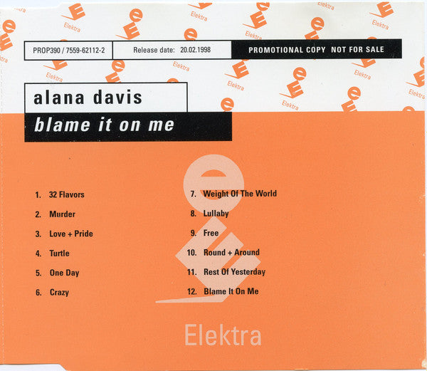 Blame It On Me - Front Cover