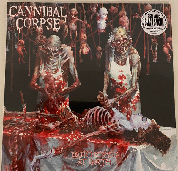 Butchered At Birth Vinyle Noir et Rouge - Front Cover