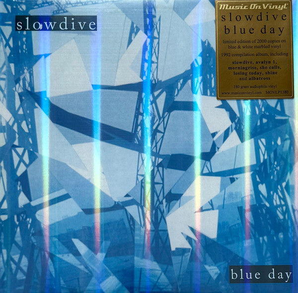 Blue Day Vinyle Bleu et Blanc Marbré - Front Cover