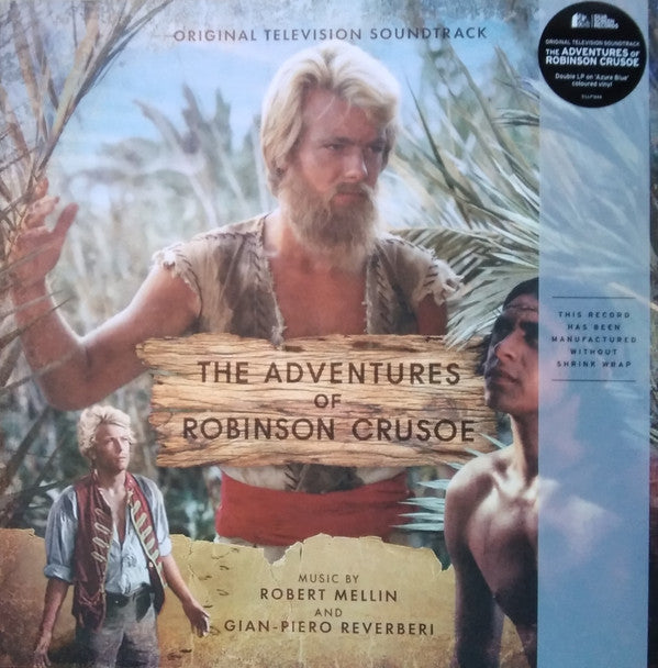 The Adventures Of Robinson Crusoe TV Soundtrack Vinyle Blue - Front Cover