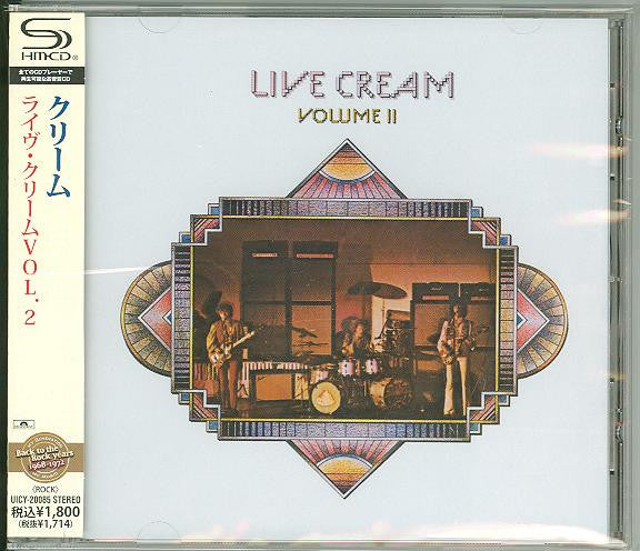 Live cream volume ii- SHM-CD - Front Cover