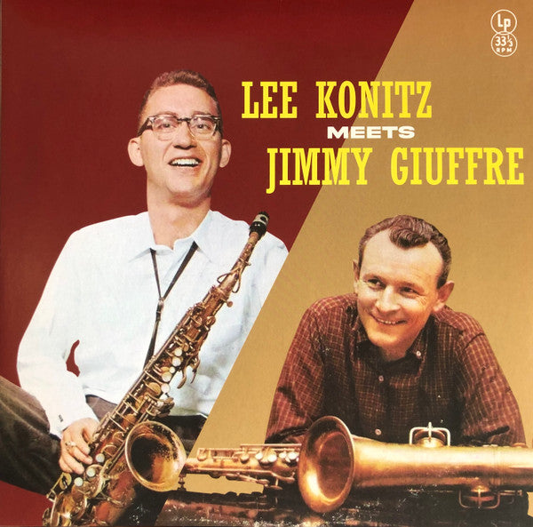 Lee Konitz Meets Jimmy Giuffre Vinyle Jaune - Front Cover