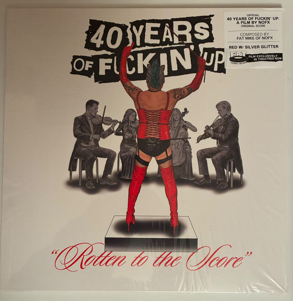 40 Years Of Fuckin' Up : Rotten To The Score Vinyle Coloré - Front Cover