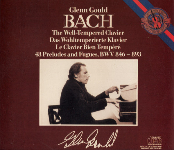 Bach:well Tempered Clavier - Front Cover