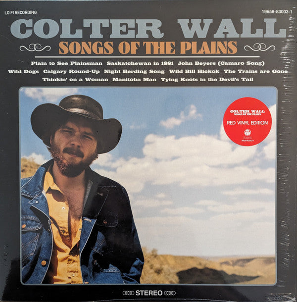 Songs Of The Plains Vinyle Rouge - Front Cover
