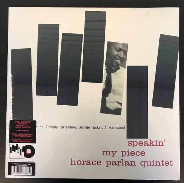 Speakin' My Piece Édition Limitée - Front Cover