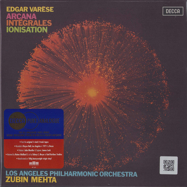 Varèse : Arcana ; Intégrales ; Ionisation - Front Cover