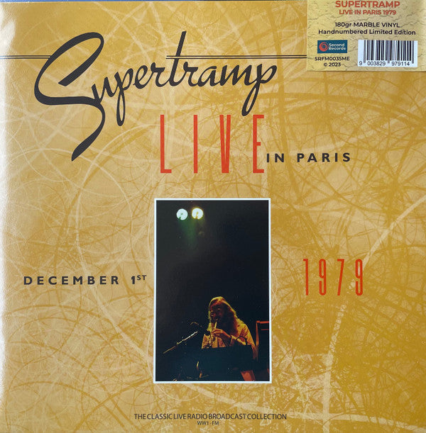 Live In Paris 1979 Vinyle Coloré Marbré - Front Cover