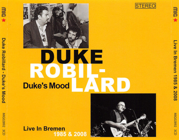 Duke's Mood Live Bremen 1985 & 2008 - Front Cover