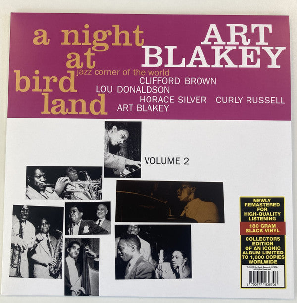 A Night At Birdland Volume 2 - Front Cover