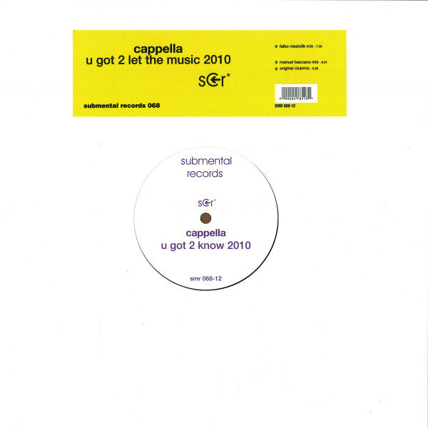 U Got 2 Let The Music 2010 - Front Cover