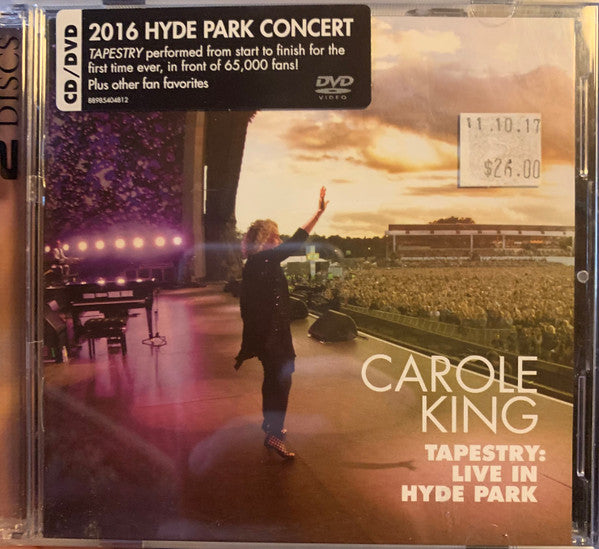 Tapestry : Live at Hyde Park Inclus DVD bonus - Front Cover