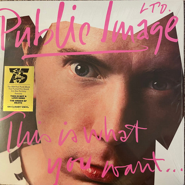 This Is What You Want… This Is What You Get Vinyle Blanc Translucide - Front Cover