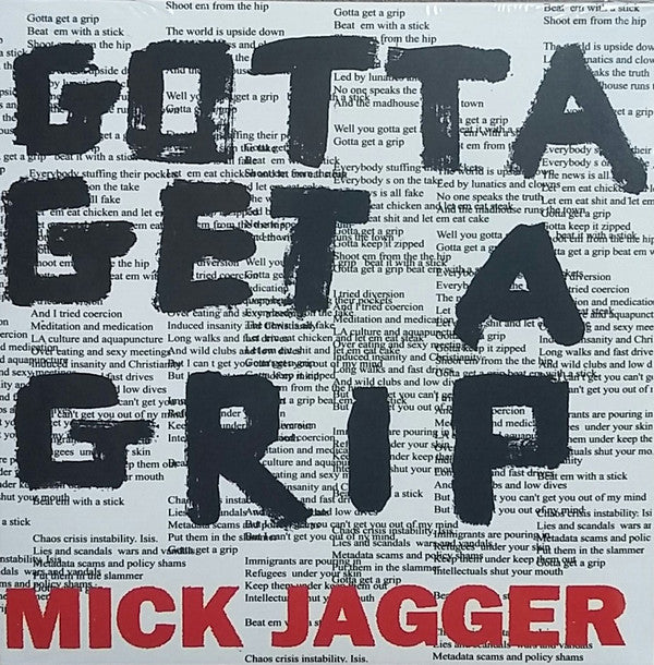 Gotta getta grip / England lost - Front Cover