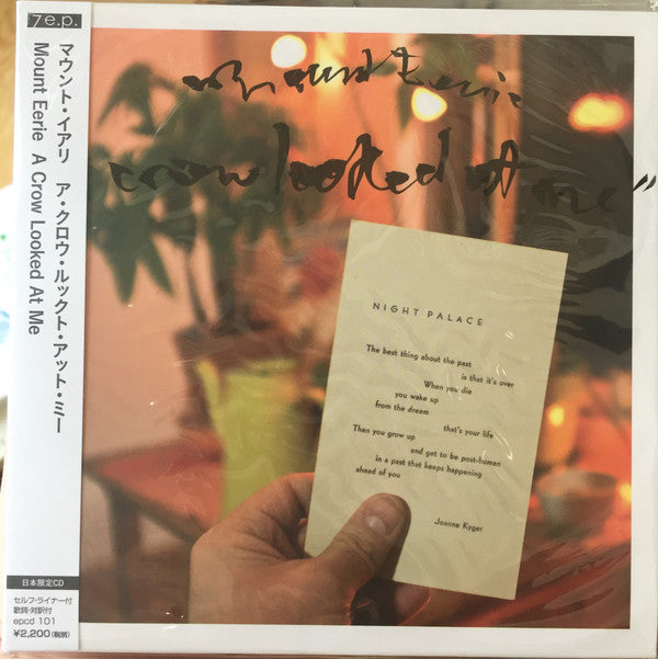 A Crow Looked At Me - Front Cover