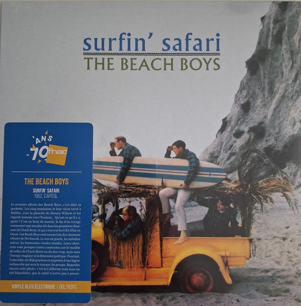 Surfin Safari Vinyle Bleu - Front Cover