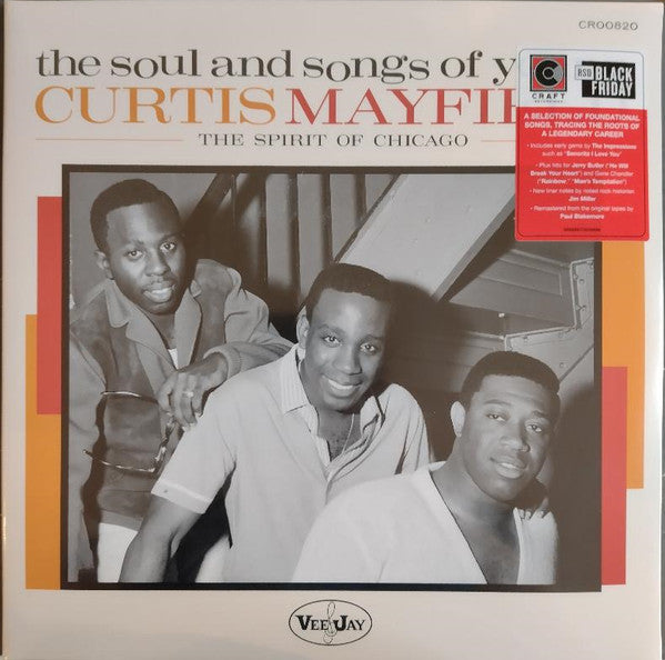 The Soul And Songs Of Young Curtis Mayfield Édition Limitée Vinyle Coloré - Front Cover