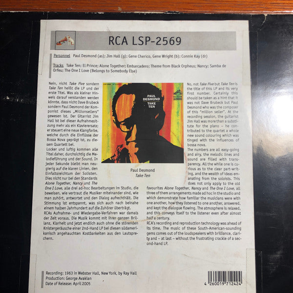 Take ten - Front Cover