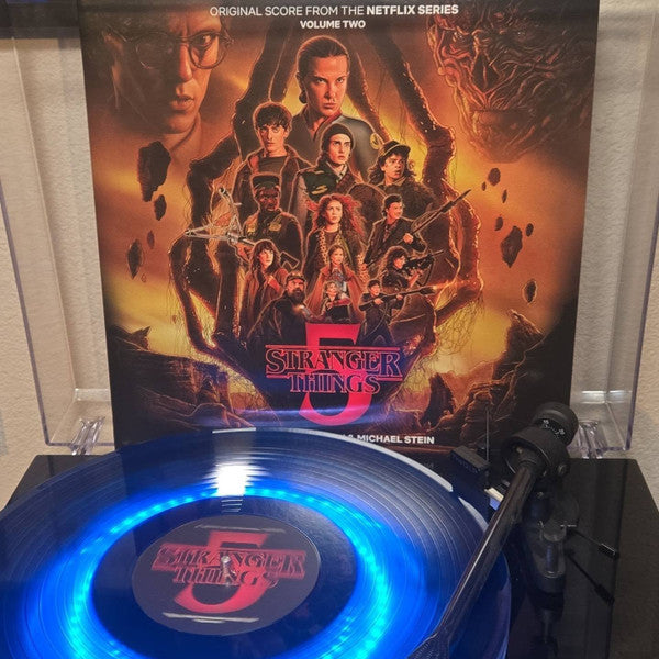 Stranger Things 5 Volume Two Original Soundtrack Vinyle Bleu - Front Cover