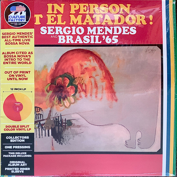 In Person At El Matador Édition Limitée Vinyle Rouge et Jaune - Front Cover
