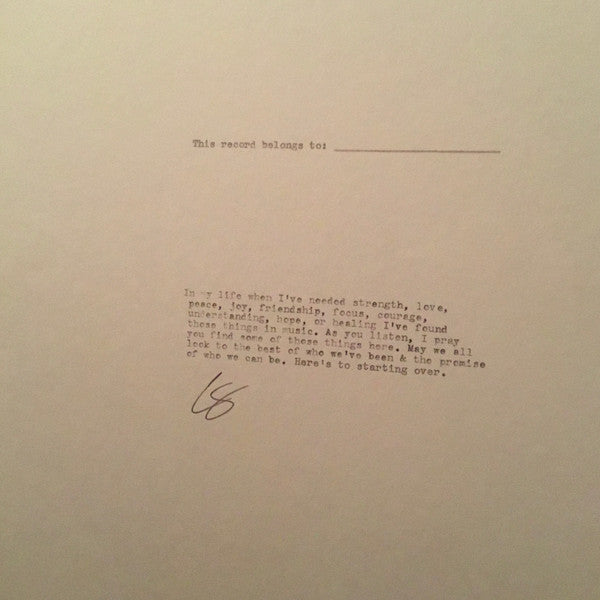 Starting Over - Front Cover