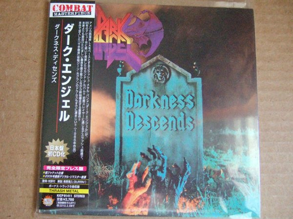 Darkness descends/pochette cartonnee - Front Cover