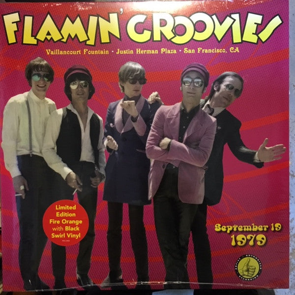 Live From The Vaillancourt Fountains 19/09/1979 - Front Cover