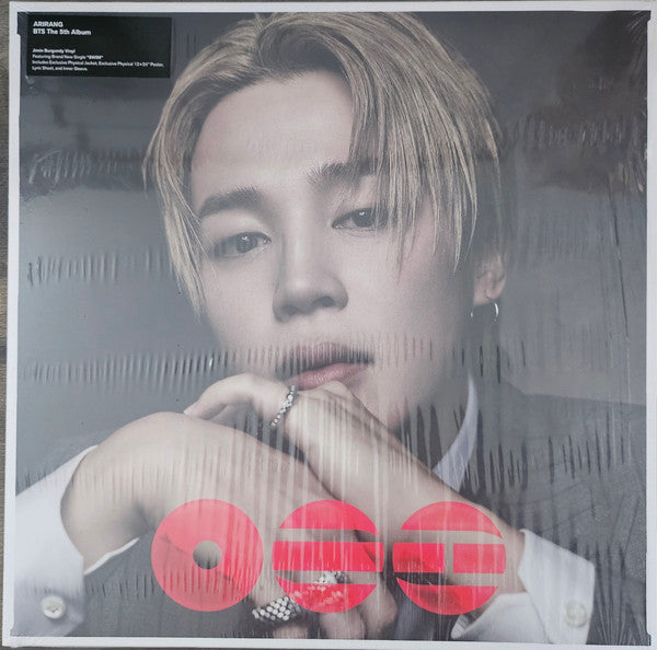 BTS The 5th Album 'ARIRANG' (Jimin Vinyl Version) Édition Limitée Exclusivité Fnac Vinyle Burgundie - Front Cover