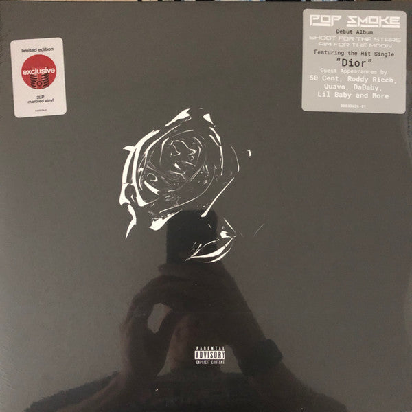 Shoot For The Stars, Aim For The Moon Vinyle Gris Marbré - Front Cover