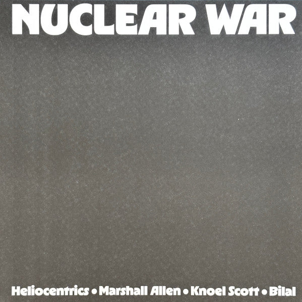 Nuclear War Édition Limitée Vinyle Jaune - Front Cover