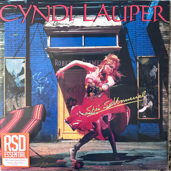 She's So Unusual Vinyle Bleu Opaque - Front Cover