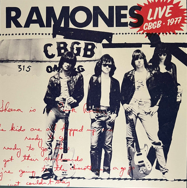Live At CBGB, 1977 Limited Edition Vinyle Rouge - Front Cover