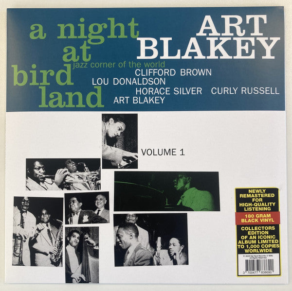 A Night At Birdland Volume 1 - Front Cover
