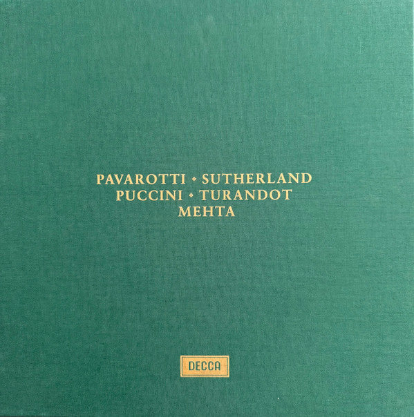 Puccini : Turandot - Front Cover