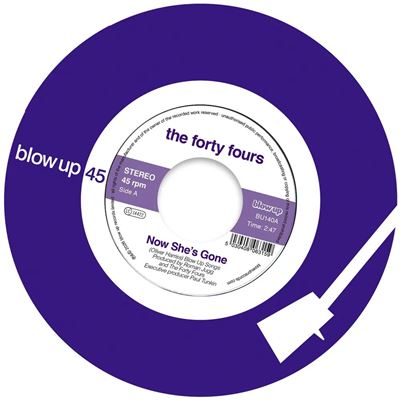 Now She’s Gone/Black Vinyl - Front Cover