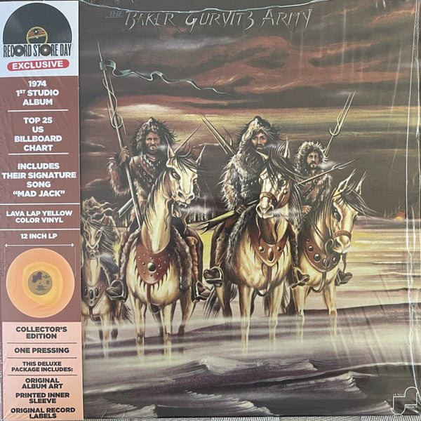 The Baker Gurvitz Army Édition Limitée Vinyle Jaune et Beige - Front Cover