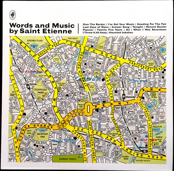 Words And Music by Saint Etienne - Front Cover