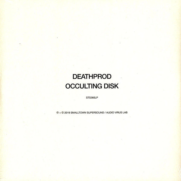 Occulting Disk - Front Cover