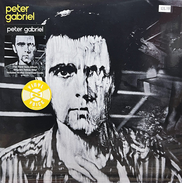 Peter Gabriel 3 : Melt Vinyle Jaune - Front Cover