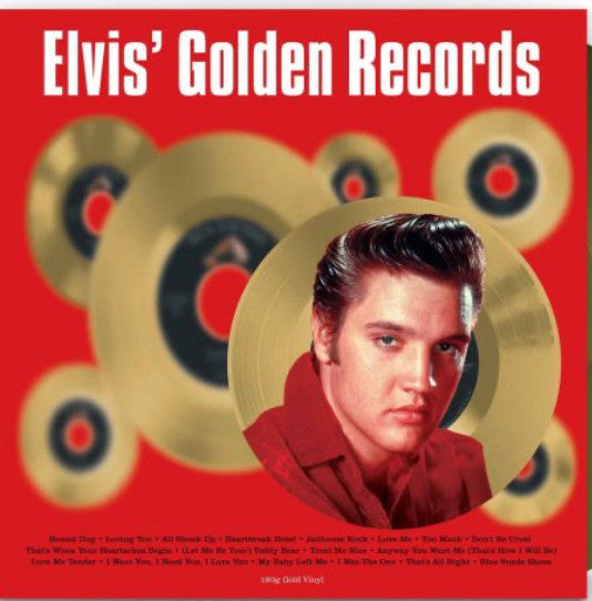 Elvis' Golden Records Vinyle Or - Front Cover