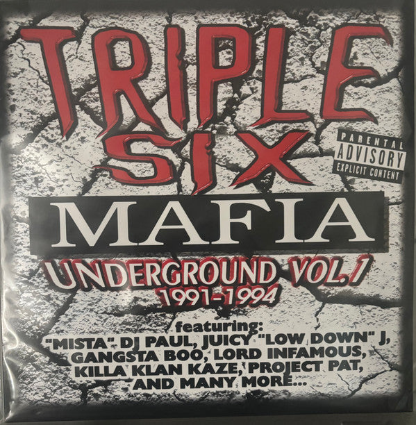Underground Volume 1 1991–1994 Vinyle Noir et Rouge - Front Cover