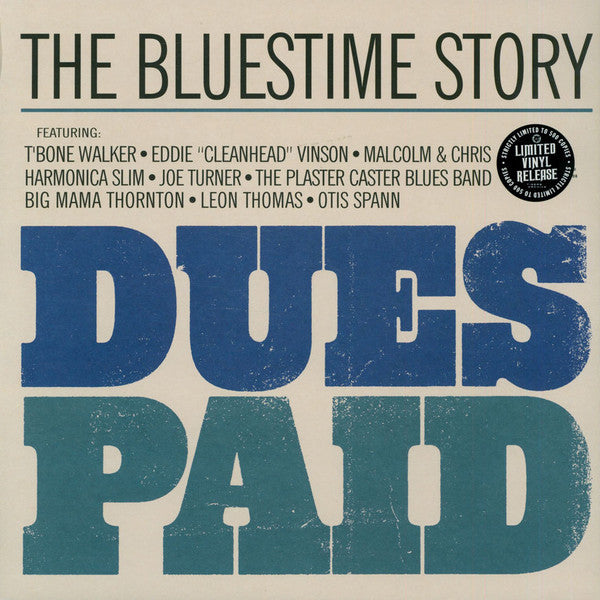Dues Paid - Front Cover