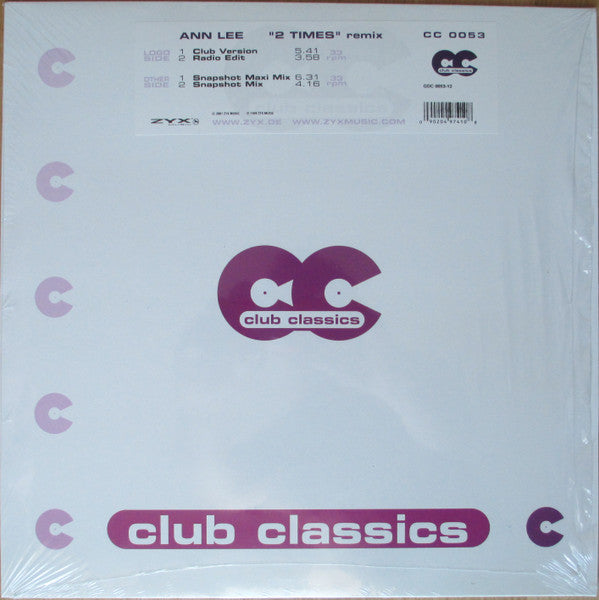 2 Times Remix - Front Cover