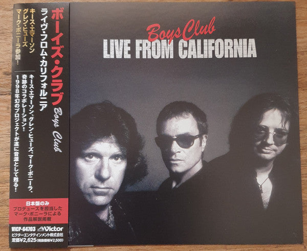 Boys club/live from california - Front Cover