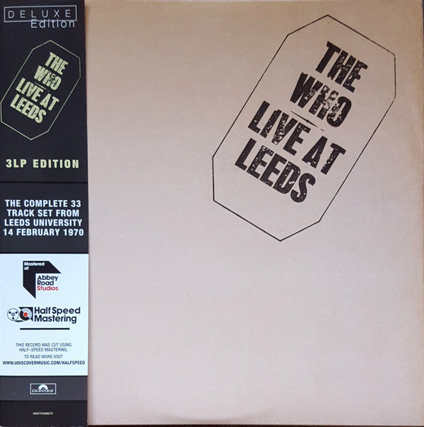 Live at Leeds Edition Deluxe limitée - Front Cover